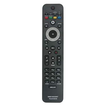 Imagem de Novo controle remoto substituto compatível com Philips TV 32PFL5624H 32PFL7404H 32PFL7864H 37PFL5604H 42PFL5604/60 42PFL5604H 42PFL5614/60 42PFL5624H 42PFL7404H 42PFL7864H 47PFL5604H 47PFL7404H 47PFL7404H