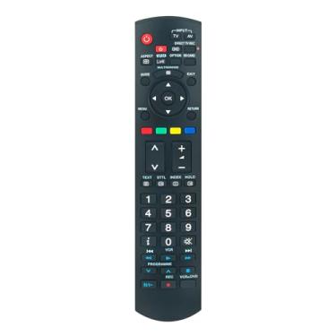 Imagem de Allimity Controle remoto N2QAYB000114 compatível com Panasonic TV TX-37LZD85F TX-D26LQ81F TX-D32LF82F TX-D32LN83F TX-D32LS81F TX-D32LT84F TX-D37LQ81F TX-D37LQ81F LT84F