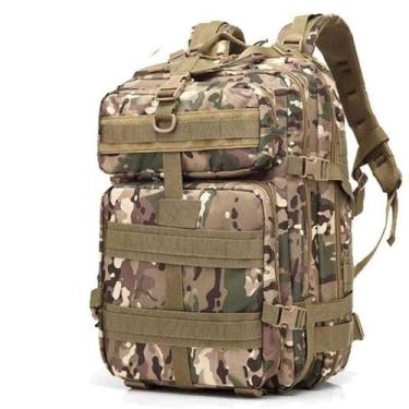 Imagem de Mochila Tática Militar 50 Litros Reforçada Diversos Compartimentos res