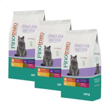 Imagem de Combo 3 Granulado Finotrato Bio-Litter Ultra Premium - 10Kg