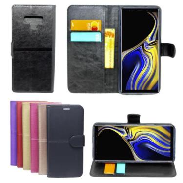 Imagem de Capa Proteção Capinha Carteira Para Galaxy NOTE 9 Flip Case - Mustangs