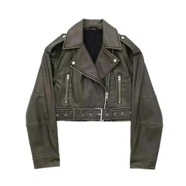 Imagem de Casaco Longo Feminino De material sintético Com Bolsos, Bainha Com Zíp