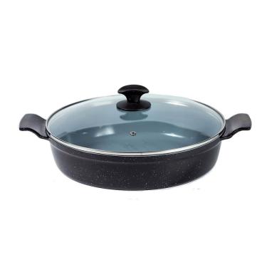 Imagem de Frigideira Preto Liso Antiaderente Cerâmica Javali Aa 30cm