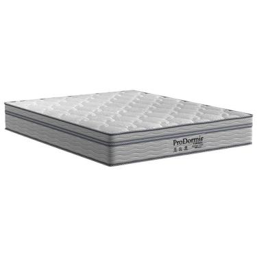 Imagem de Colchão Queen Masterpocket Prodormir Springs Luxo Euro Pillow Gray (158x198x28)