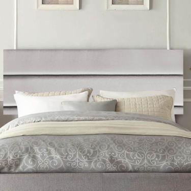 Imagem de Painel Estofada Argentina 160cm Queen Size Para Cama Box Quarto Suede Cinza Claro - Gat Magazine