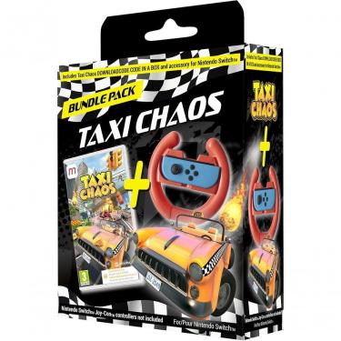 Imagem de Taxi Chaos Bundle (incluído Volante, Jogo Europeu) - Switch