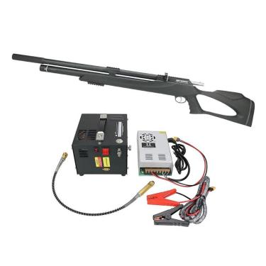 Imagem de Carabina Pcp M25 Thunder 5,5 + Compressor Portátil Compact