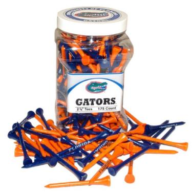 Imagem de Camisetas de golfe Team Golf NCAA 6,35 cm, pacote com 175, tamanho regular, várias cores de equipe, Florida Gators, One Size
