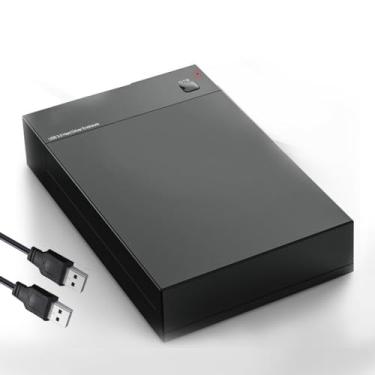 Imagem de VSVABEFV Gabinete Para Disco Rígido Externo, Hd Sata De 3,5" E 2,5", Estação Acoplamento Portátil Usb 3.0 Com Adaptador Energia 12 V, Compatível Unidades Uasp 8 Tb