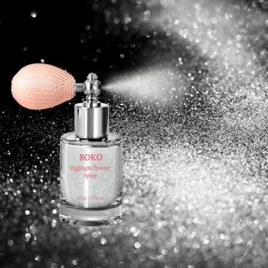 Imagem de Boko Spray De Glitter Corporal, Para Rosto Brilhante, Cabelo, Unhas, Roupas, Pó Iluminador, Maquiagem Festivais, Festas, Shows, Raves, Acessórios