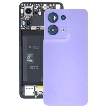 Imagem de Peças de substituição de telefone celular Para a tampa traseira original da bateria OPPO RENO8 com a tampa da lente da câmera Acessórios telefônicos