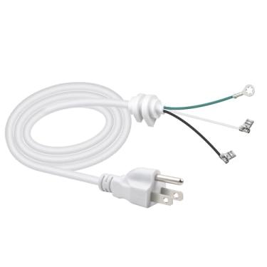 Imagem de UAUSE Cabo De Alimentação 9701025 Para Batedeira Kitchenaid Reposição, Branco, 5,9 Pés, Compatível Com Ap4926890 Ps3489603 W10325327 W10164882, Vários Modelos
