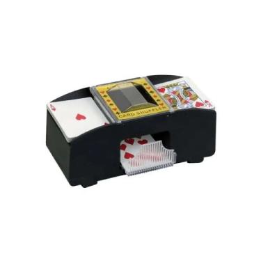 Imagem de Embaralhador Misturador Cartas Automático Baralho Poker Uno - ARENA