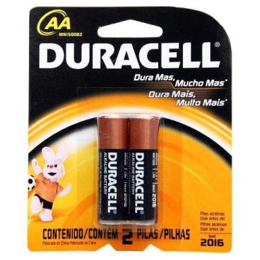 Imagem de Pilha Aa Alcalina Com 2 - Duracell, Unico