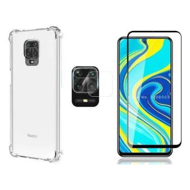 Imagem de Capa Anti Impacto Para Redmi Note 9s + Pelicula 5d +camera - Universo