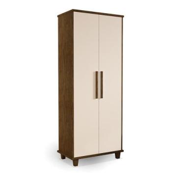 Imagem de Armário Organizador 2 Portas Lens Malbec Off White - CASA H