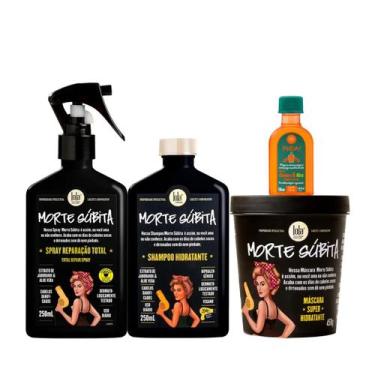 Imagem de Kit Lola Morte Súbita Sh 250ml + Masc 450ml + Spray 250ml + Pinga! Óle