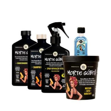 Imagem de Kit Lola Morte Súbita Shampoo + Condicionador + Mascara + Spray + Dano