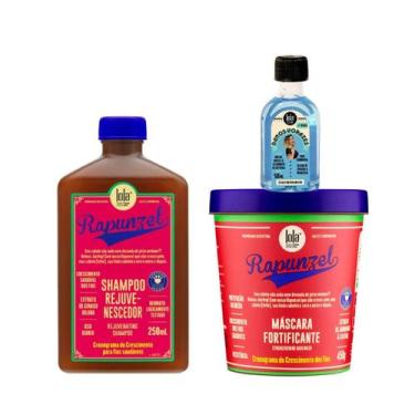 Imagem de Kit Lola Rapunzel Sh 250ml + Masc 450ml + Danos Vorazes Óleo Reparador