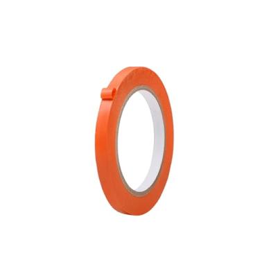 Imagem de Fita de marcação de vinil MAT laranja – 9,5 cm x 36 metros. Para marcação de piso de segurança (academia, restaurantes, armazém), emenda de pista de dança, riscas de carros e barcos