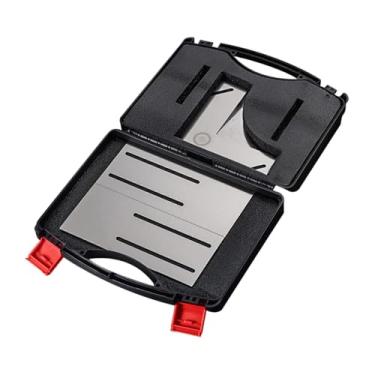 Imagem de Fenteer Conjunto de ferramentas para cantos de drywall, espátulas de canto externo com placas de extensão, equipamento de oficina, ferramenta de reboco para