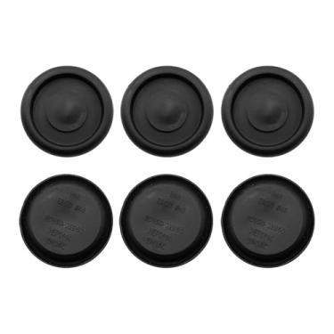 Imagem de EDIETH Plugue de borracha de ralo de piso 6 peças 90950-01960 para Toyota 4Runner Tacoma Camry Corolla Avalon RAV4 Highlander 2000-2021, compatível com Scion tC xB xD xA iQ iM, substitui 90950-T1007