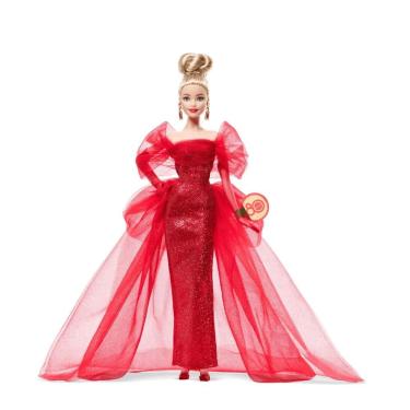 Imagem de Barbie Loira Coleção Aniversário 80 Anos - Mattel