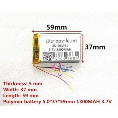 Imagem de Bateria Gps Nuvi 2580tv Sem Conector!!!!!!! Nova 503759-1300-3 - bgb