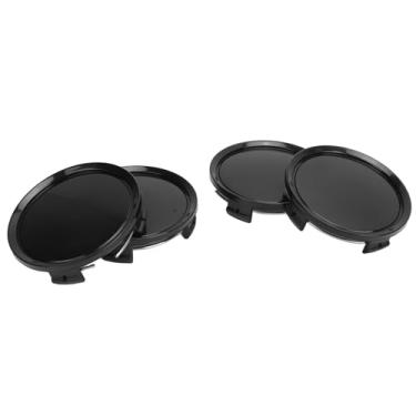 Imagem de Aramox 4Pcs Roda Hub Centro Cap 74mm Liga Roda Centro Cap Com Anel De Metal para Veículo