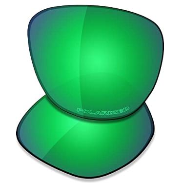 Imagem de SAUCER Lentes de reposição premium e protetores de nariz compatíveis com óculos de sol Costa Del Mar Wader 06S4003 High Defense - Verde Jade polarizado
