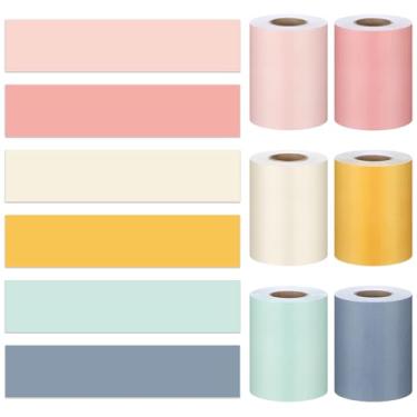 Imagem de Fuutreo 6 rolos de bordas coloridas para quadro de avisos para sala de aula, quadro de avisos, guarnição a granel de 6 metros, bordas retas para quadro branco escolar, quadro-negro, decoração de