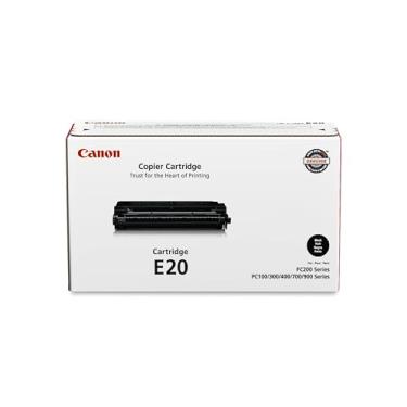 Imagem de Canon Toner genuíno, cartucho E20 preto (1492A002), 1 pacote, para Canon PC100 / 300/400 / 530/700 / 900