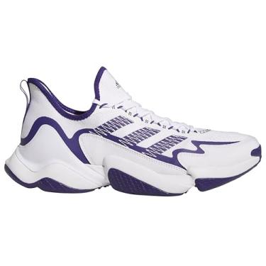 Imagem de adidas Tênis de futebol unissex Impact FLX, Branco/roxo, 42
