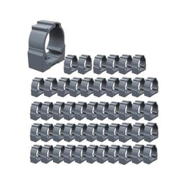 Imagem de Abraçadeira Conduite Eletroduto Pvc Sobrepor 1 Polegada 50pç (Cinza)