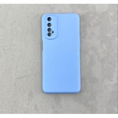 Imagem de Capa Capinha Case  Realme 7 Silicone Aveludada Protege Câmera Colorida