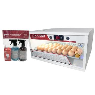 Imagem de Chocadeira  60 A 70 Ovos Automática Digital + Kit de Higienização 110V