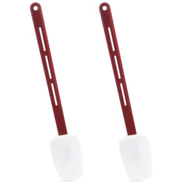 Imagem de Colheres de borracha de silicone para assar, conjunto de colheres de silicone para assar (5 cm M (35 cm)