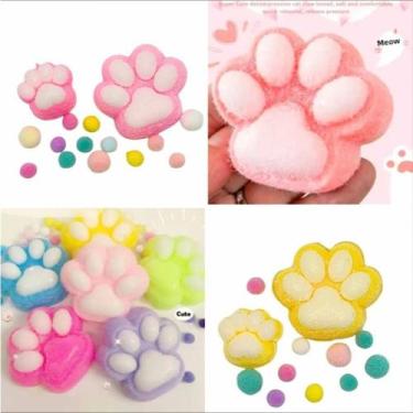 Imagem de Brinquedo squishy de apertar Antiestresse Kawai Pata de gato - NoBrand