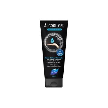 Imagem de Álcool Gel Etílico Hidratado 50ml Germicida E Bactericida Higiene Pess