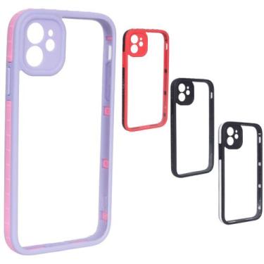 Imagem de Kit 4 Capas Capinhas Case Transparente Compatível Iphone 11 - Tesla St