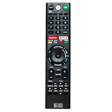 Imagem de RMF-TX200U controle remoto substituído, compatível com Sony Android TV XBR-43X800D XBR-49X800D XBR-49X900E XBR-55X850D XBR-55X900E XBR-55X930D XBR-55X930E XBR-65X65X900E XBR-65X930D X850D E