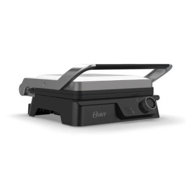 Imagem de Grill Oster Multiuso 2 em 1 OGRL610, Inox, 110V