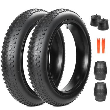 Imagem de ZUKKA Pneu de substituição Fat Bike 20 x 3.0 E-Bike Pneu Fat Pneu de substituição de alta densidade para bicicleta de montanha dobrável para bicicletas E Bikes Mountain Bike