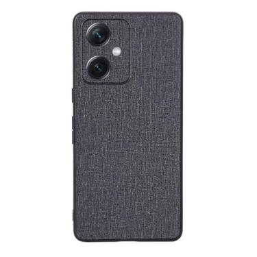 Imagem de Capas Compatível com Xiaomi Redmi Note 12,Design de padrão de tela,Pproteção completa de 360°,Pplástico macio,Proteção contra queda-Black