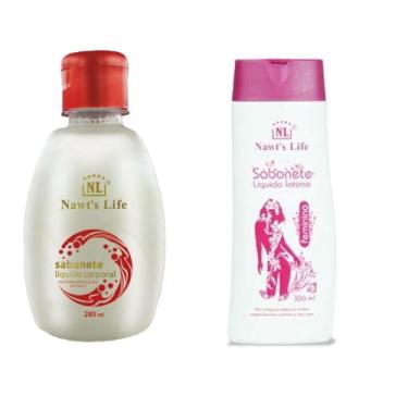 Imagem de Kit Sabonete Líquido Corporal e Íntimo | Com Proteínas Naturais, pH Balanceado e Aroma Suave | 280ml + 300ml
