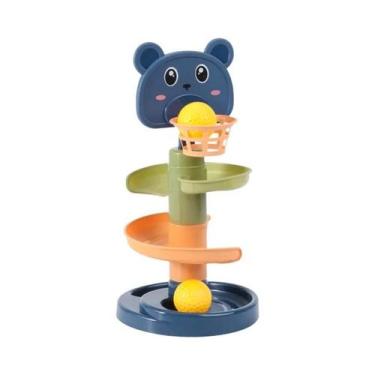 Imagem de Brinquedo Educacional De Torre De Bolas Rolantes Para Bebês De 2 a 7 A