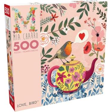 Imagem de Buffalo Games - Mia Charro - Amor, Pássaro - Quebra-cabeça de 500 peças para adultos - Quebra-cabeça desafiador perfeito para noites de jogos - O tamanho final é 21,25 x 15,00