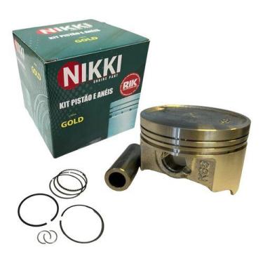 Imagem de Kit Pistão Com Aneis Moto Xre 190 Std Compativel Nikki - RR