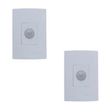 Imagem de Kit 2x Sensor De Presença Qualitronix, Embutir Sem Chave, Lente 180º, 6 Funções - Qi2mb
