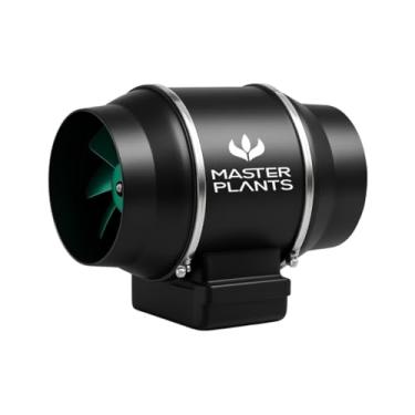 Imagem de Exaustor Ventilador Turbo 150MM Grow Cultivo Indoor Bivolt 75W Vazão de 540m3/h para Tenda Estufa Cultivo Ventilação de Duto Original Master Plants